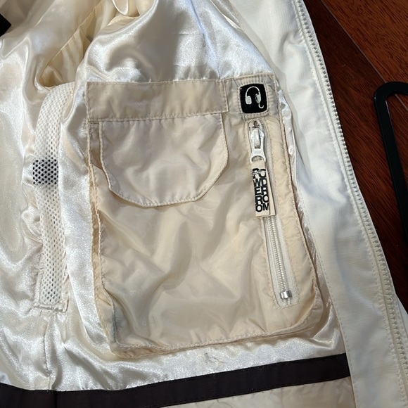 Powder Room Snowboarding Ski Jacket Cream Off White Womens Size Small 3 in 1 - Picture 7 of 14